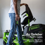 Load image into Gallery viewer, 80V 42" Cordless Battery CrossoverT Riding Lawn Mower w/ Six (6) 5.0Ah Batteries and Three (3) Dual Port Turbo Chargers, CRZ4281