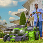 Load image into Gallery viewer, OPEN BOX 60V 22" Cordless Battery Self-Propelled Lawn Mower, 8.0 Ah Battery and 6A Charger, LM2206S