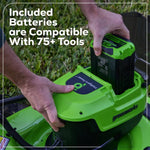 Load image into Gallery viewer, 60V 21" Cordless Battery Dual Blade Self-Propelled Mower, (1) 8Ah battery and 6A Charger, LM2146S