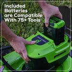 Load image into Gallery viewer, OPEN BOX 60V 21" Cordless Battery Dual Blade Self-Propelled Mower, (1) 8Ah battery and 6A Charger, LM2146S