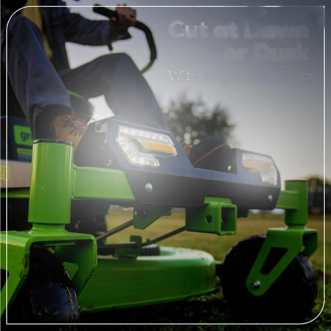 RENEWED 60V 42" Electric CrossoverZ Zero Turn Mower with (6) 8 Ah Batteries and (3) Dual-Port Turbo Chargers, CRZ4261