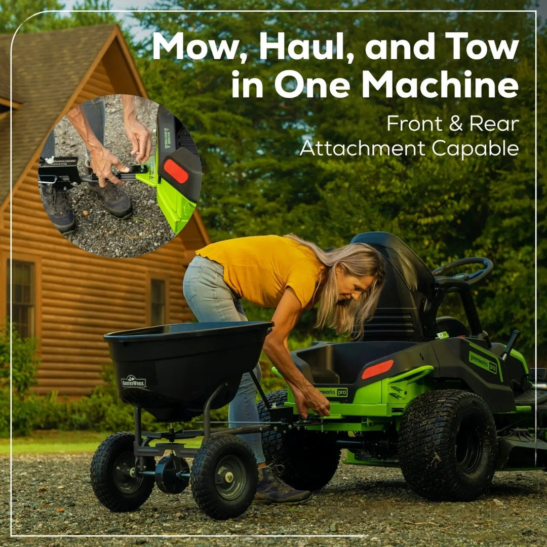 60V 42" Cordless Battery CrossoverT Riding Lawn Mower, (4) 8.0 Ah Batteries and (2) Dual-Port Turbo Chargers, CRT4262