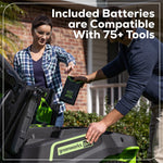 Load image into Gallery viewer, 60V 42" Cordless Battery CrossoverT Riding Lawn Mower, (4) 8.0 Ah Batteries and (2) Dual-Port Turbo Chargers, CRT4262