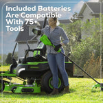 Load image into Gallery viewer, 60V 60" MaximusZ Zero Turn: (2) 20.0 Ah, (4) 8.0 Ah Batteries and 1.5kW Charger, MZ6061