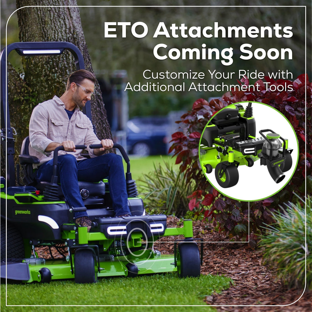 60V 54" MaximusZ Zero Turn Riding Mower 4PC Combo Kit with (2) 20.0 Ah: (2) 8.0 Ah: (2) 4.0 Ah and (1)2.5 Ah Batteries and (2) Charger