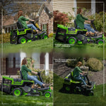 Load image into Gallery viewer, 60V 30" CrossoverT Riding Lawn Tractor 3PC Combo Kit, Two 8.0 Ah Batteries, Two 4.0 Ah Batteries, One 2.5 Ah Battery and Two Chargers