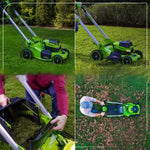 Load image into Gallery viewer, 60V 21" Cordless Battery Dual Blade Self-Propelled Mower, (1) 8Ah battery and 6A Charger, LM2146S