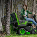 Load image into Gallery viewer, 60V 30" CrossoverT Riding Lawn Tractor 3PC Combo Kit, Two 8.0 Ah Batteries, Two 4.0 Ah Batteries, One 2.5 Ah Battery and Two Chargers