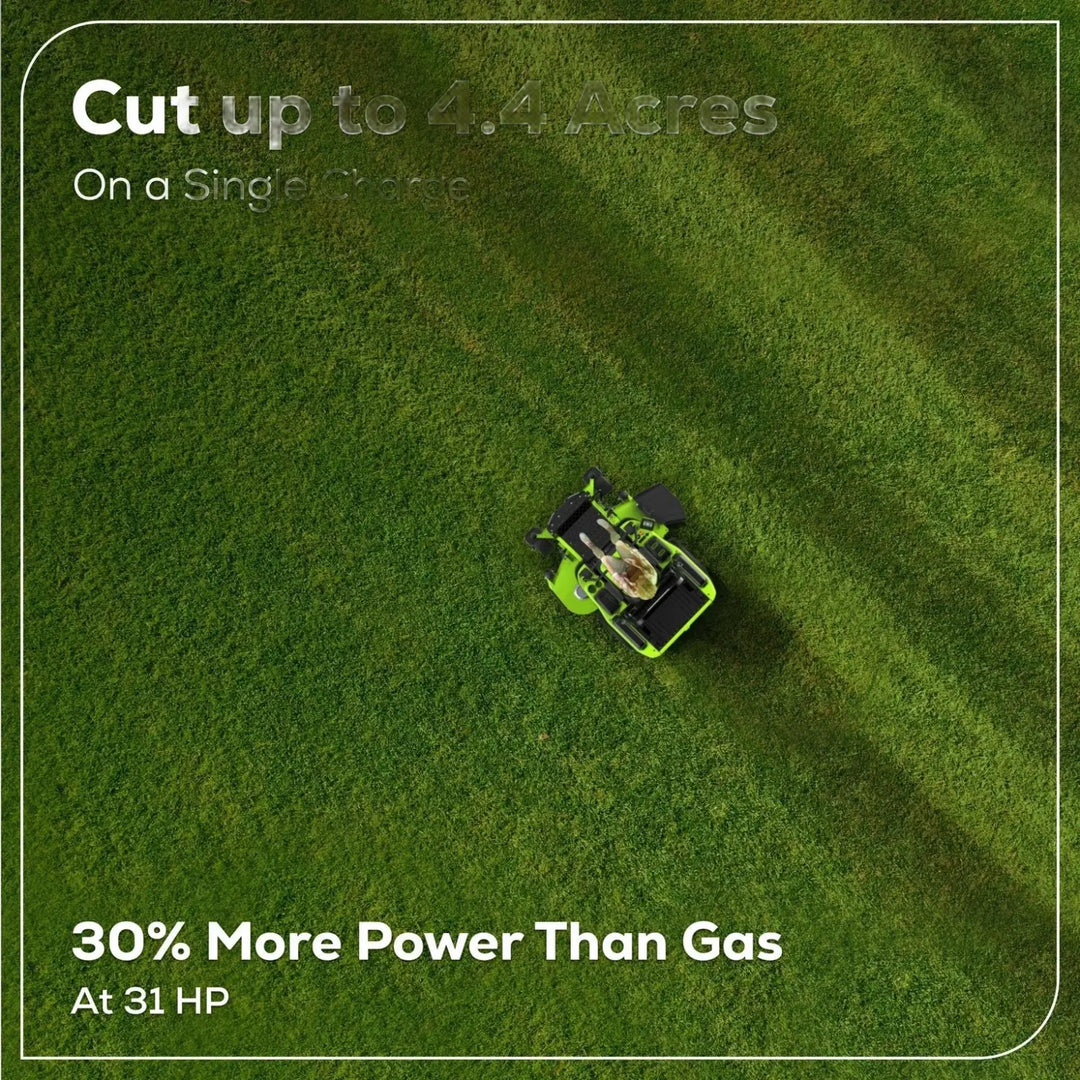 60V 60" MaximusZ Zero Turn: (2) 20.0 Ah, (4) 8.0 Ah Batteries and 1.5kW Charger, MZ6061