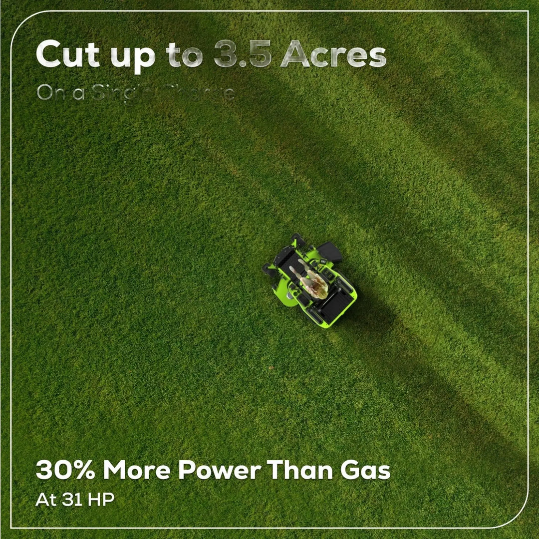 60V 54" MaximusZ Zero Turn Riding Mower: (2) 20.0 Ah (2) 8.0 Ah and (2) 4.0 Ah Batteries and 1.5kW Charger, MZ5461