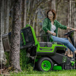 Load image into Gallery viewer, 60V 30” CrossoverT Riding Lawn Tractor with (2) 8.0 Ah, (2) 4.0 Ah Batteries &amp; 600-Watt Charger, CRT3061
