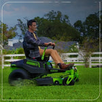 Load image into Gallery viewer, RENEWED 60V 42" Electric CrossoverZ Zero Turn Mower with (6) 8 Ah Batteries and (3) Dual-Port Turbo Chargers, CRZ4261