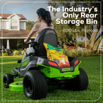 Load image into Gallery viewer, 60V 42" Cordless Battery CrossoverT Riding Lawn Mower, (4) 8.0 Ah Batteries and (2) Dual-Port Turbo Chargers, CRT4262