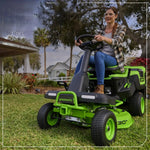 Load image into Gallery viewer, 60V 30” CrossoverT Riding Lawn Tractor with (2) 8.0 Ah, (2) 4.0 Ah Batteries &amp; 600-Watt Charger, CRT3061