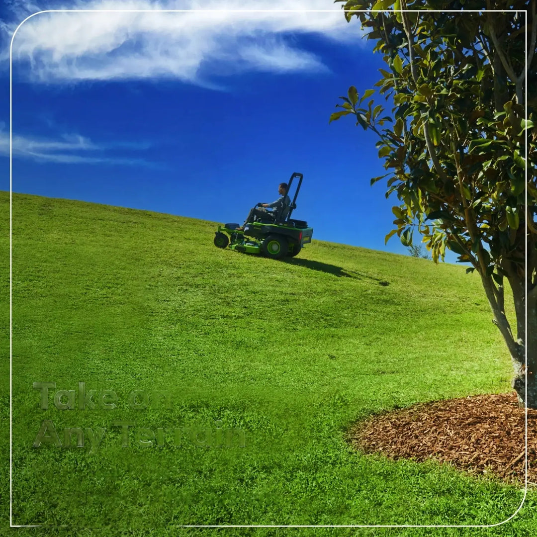 60V 54" MaximusZ Zero Turn Riding Mower: (2) 20.0 Ah (2) 8.0 Ah and (2) 4.0 Ah Batteries and 1.5kW Charger, MZ5461
