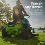 Load image into Gallery viewer, 60V 42" Electric CrossoverZ Zero Turn Mower with (4) 8 Ah Batteries and (2) Dual-Port Turbo Chargers, CRZ4262