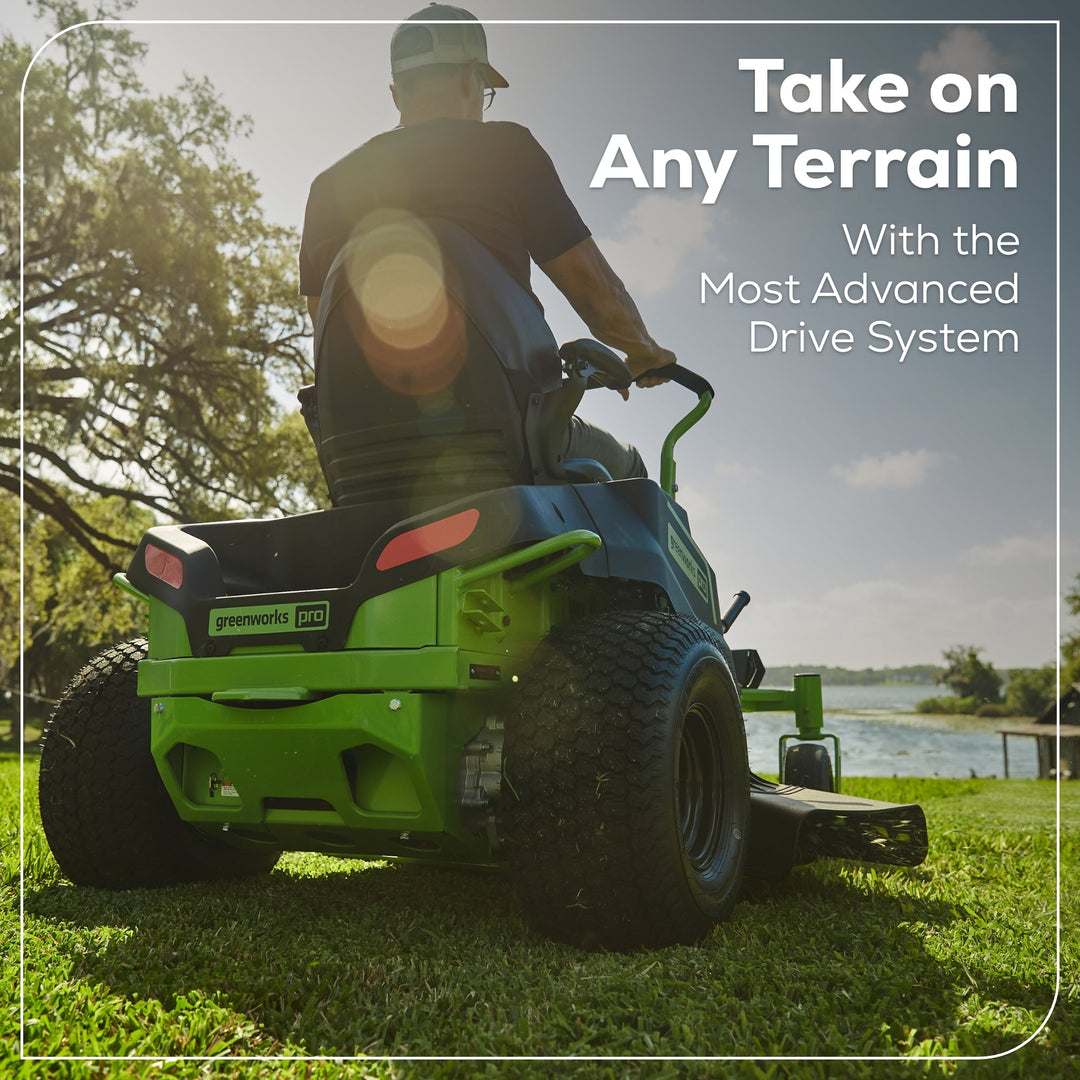 60V 42" Electric CrossoverZ Zero Turn Mower with (4) 8 Ah Batteries and (2) Dual-Port Turbo Chargers, CRZ4262