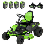 Load image into Gallery viewer, RENEWED 60V 42" Cordless Battery CrossoverT Riding Lawn Mower, (4) 8.0 Ah Batteries and (2) Dual-Port Turbo Chargers, CRT4262