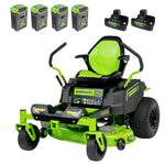Load image into Gallery viewer, 60V 42" Electric CrossoverZ Zero Turn Mower with (4) 8 Ah Batteries and (2) Dual-Port Turbo Chargers, CRZ4262