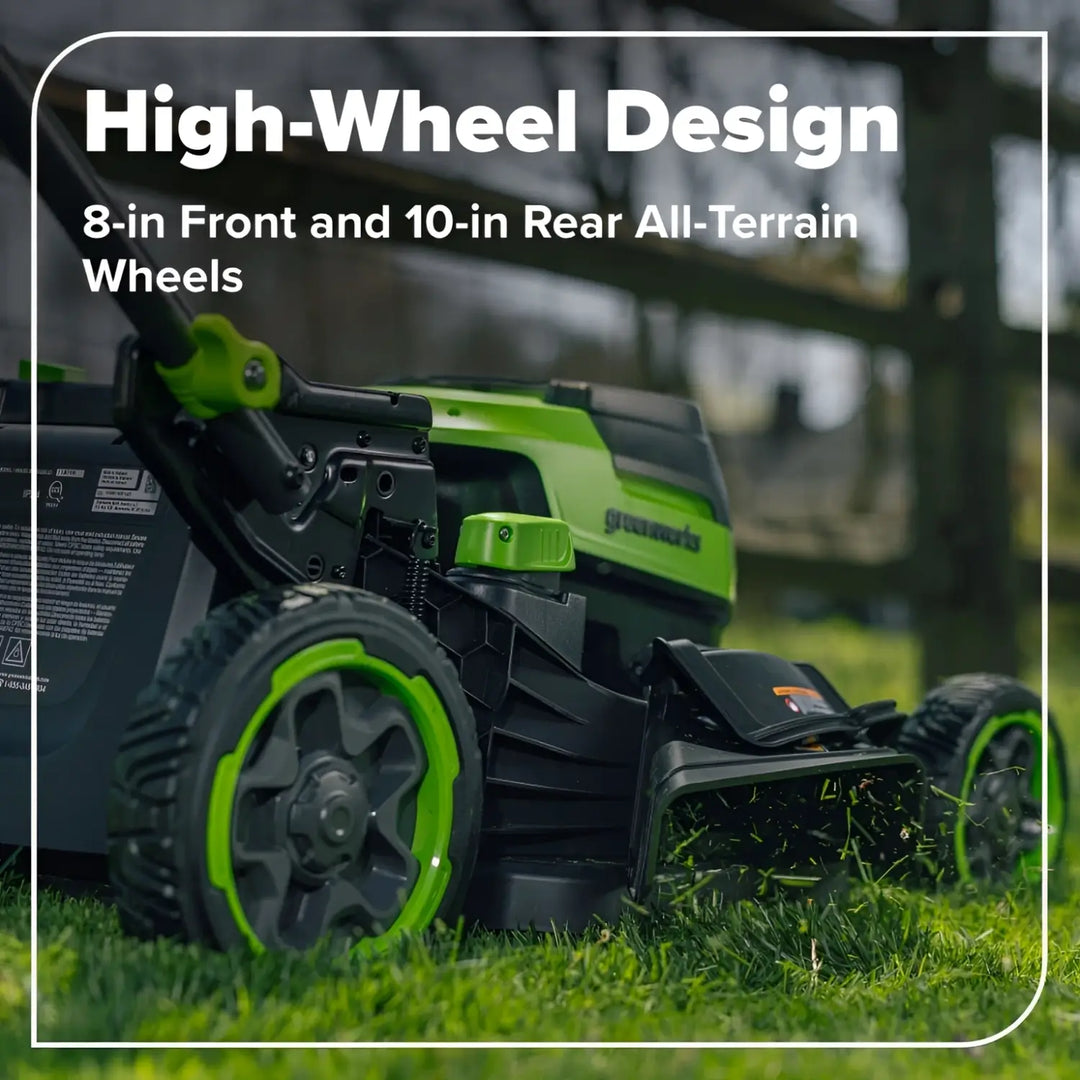 80V 21" Cordless Battery 4-in-1 Self-Propelled Mower: (1) 4.0Ah,(1) 2.0Ah Batteries & 2A Charger, LM2108S