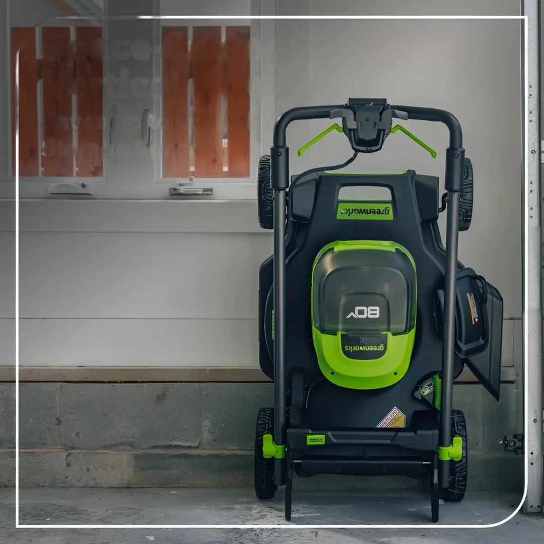 80V 21" Cordless Battery 4-in-1 Self-Propelled Mower: (1) 4.0Ah,(1) 2.0Ah Batteries & 2A Charger, LM2108S