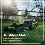 Load image into Gallery viewer, 80V 21" Cordless Battery 4-in-1 Self-Propelled Mower: (1) 4.0Ah,(1) 2.0Ah Batteries &amp; 2A Charger, LM2108S