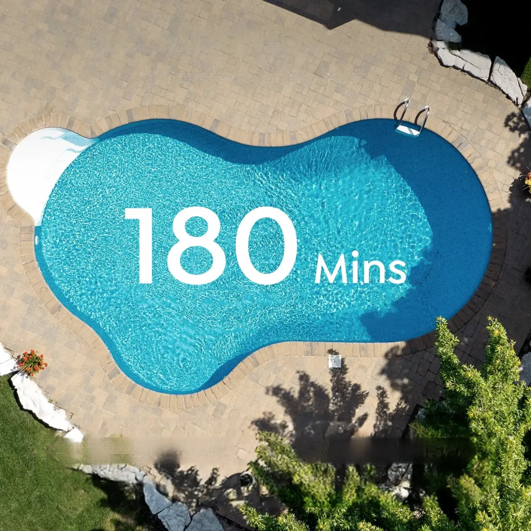 Talosbo C1 Cordless Robotic Pool Vacuum Cleaner with Wall Climbing, Waterline Cleaning, App Control, 180-Min Runtime for Inground Pools