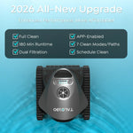 Load image into Gallery viewer, (2026 new)Talosbo C1 Cordless Robotic Pool Vacuum Cleaner with Wall &amp;Waterline Cleaning, for Inground Pools Up to 1615 sq.ft, 180 Min,Dual Filtration, Smart Navigation, App Support