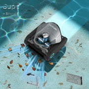 (2026 new)Talosbo C1 Cordless Robotic Pool Vacuum Cleaner with Wall &Waterline Cleaning, for Inground Pools Up to 1615 sq.ft, 180 Min,Dual Filtration, Smart Navigation, App Support