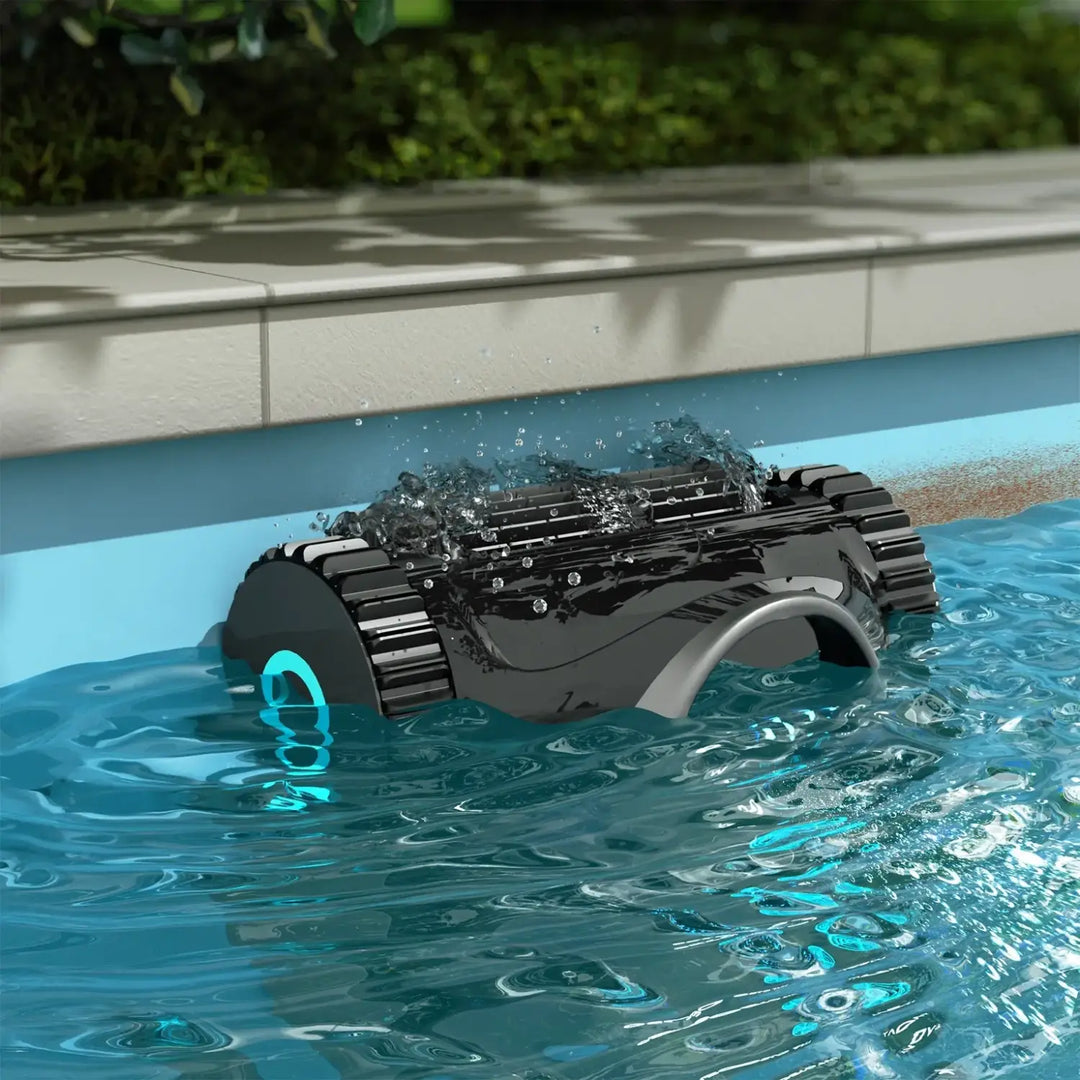(2026 new)Talosbo C1 Cordless Robotic Pool Vacuum Cleaner with Wall &Waterline Cleaning, for Inground Pools Up to 1615 sq.ft, 180 Min,Dual Filtration, Smart Navigation, App Support