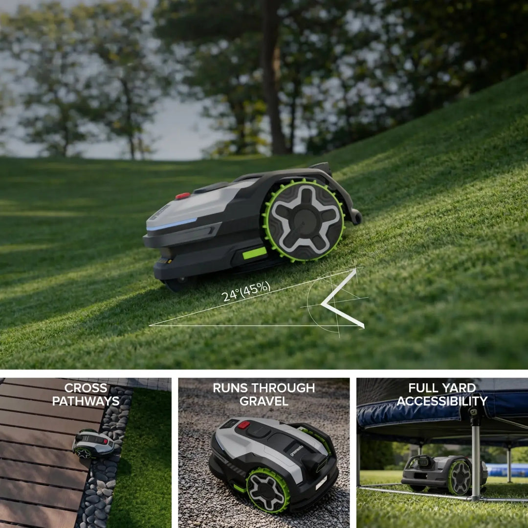 AiMowbot Wire-Free RTKVision Robotic Mower C30Z | 3/4 Acre