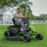 Load image into Gallery viewer, 80V 42" CrossoverT Riding Lawn Tractor : (4) 6.0 Ah Batteries and 600-Watt Charger, CRT4282