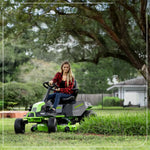 Load image into Gallery viewer, 80V 42" CrossoverT Riding Lawn Tractor : (4) 6.0 Ah Batteries and 600-Watt Charger, CRT4282
