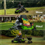Load image into Gallery viewer, 80V 42" CrossoverT Riding Lawn Tractor : (4) 6.0 Ah Batteries and 600-Watt Charger, CRT4282