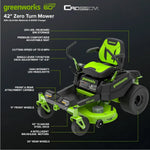 Load image into Gallery viewer, 60V 42" Electric CrossoverZ Zero Turn Mower: (4) 8 Ah Batteries and 600W Wall Charger, CRZ4262