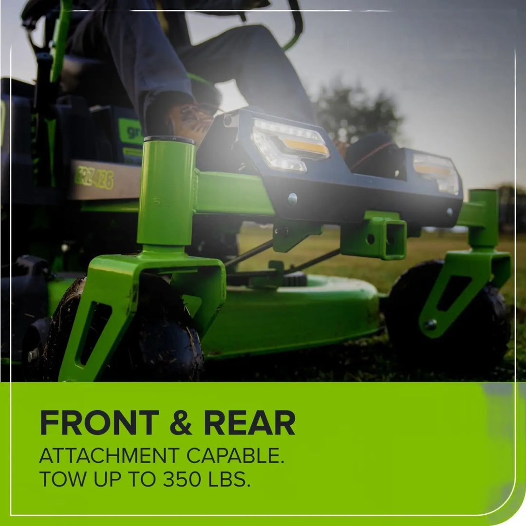 60V 42" Electric CrossoverZ Zero Turn Mower: (4) 8 Ah Batteries and 600W Wall Charger, CRZ4262