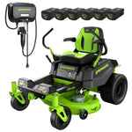 Load image into Gallery viewer, 80V 42" Cordless Battery CrossoverZ Zero Turn Lawn Mower, (6) 6Ah Batteries and 600W Wall Charger, CRZ4282