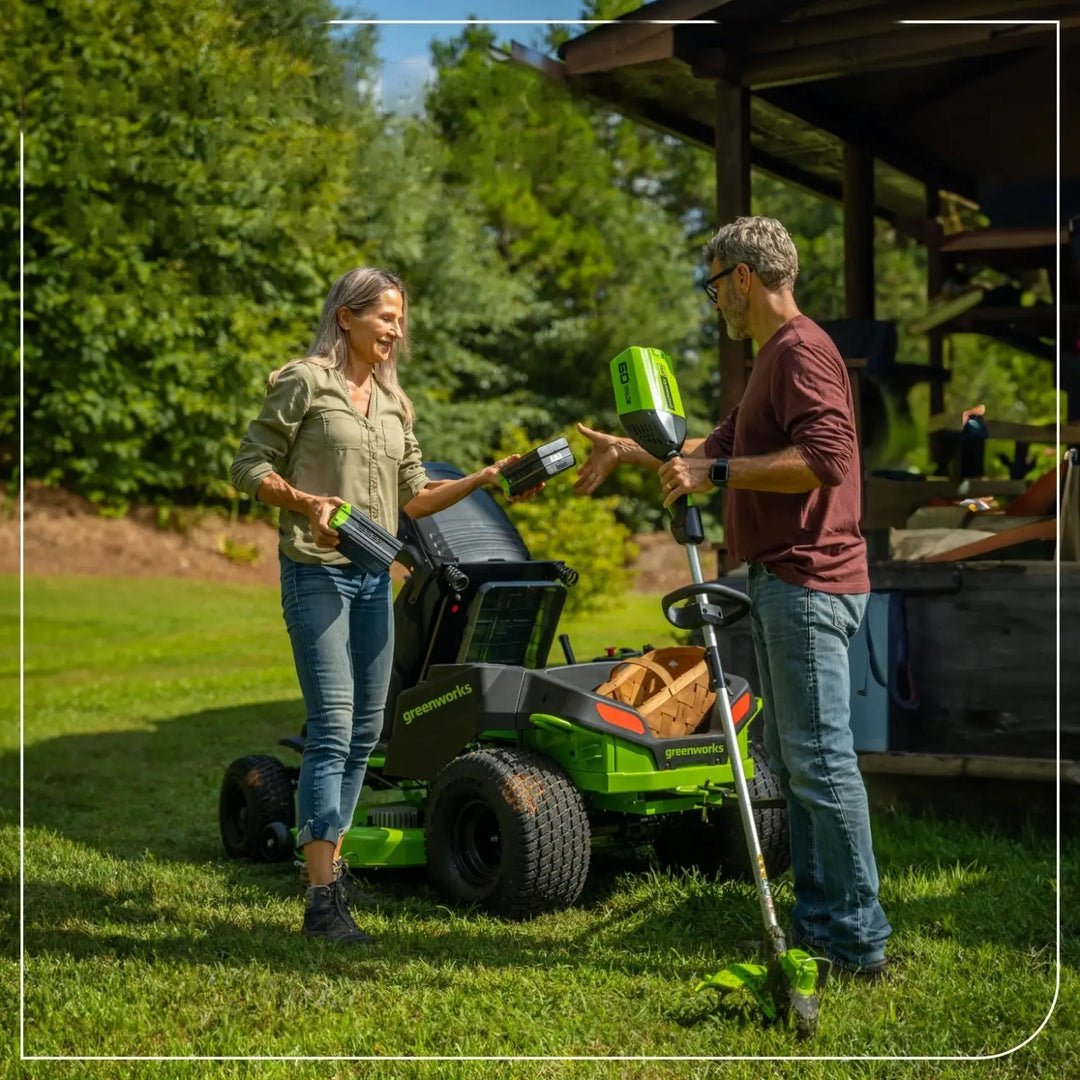 80V 42" Cordless Battery CrossoverZ Zero Turn Lawn Mower, (6) 6Ah Batteries and 600W Wall Charger, CRZ4282