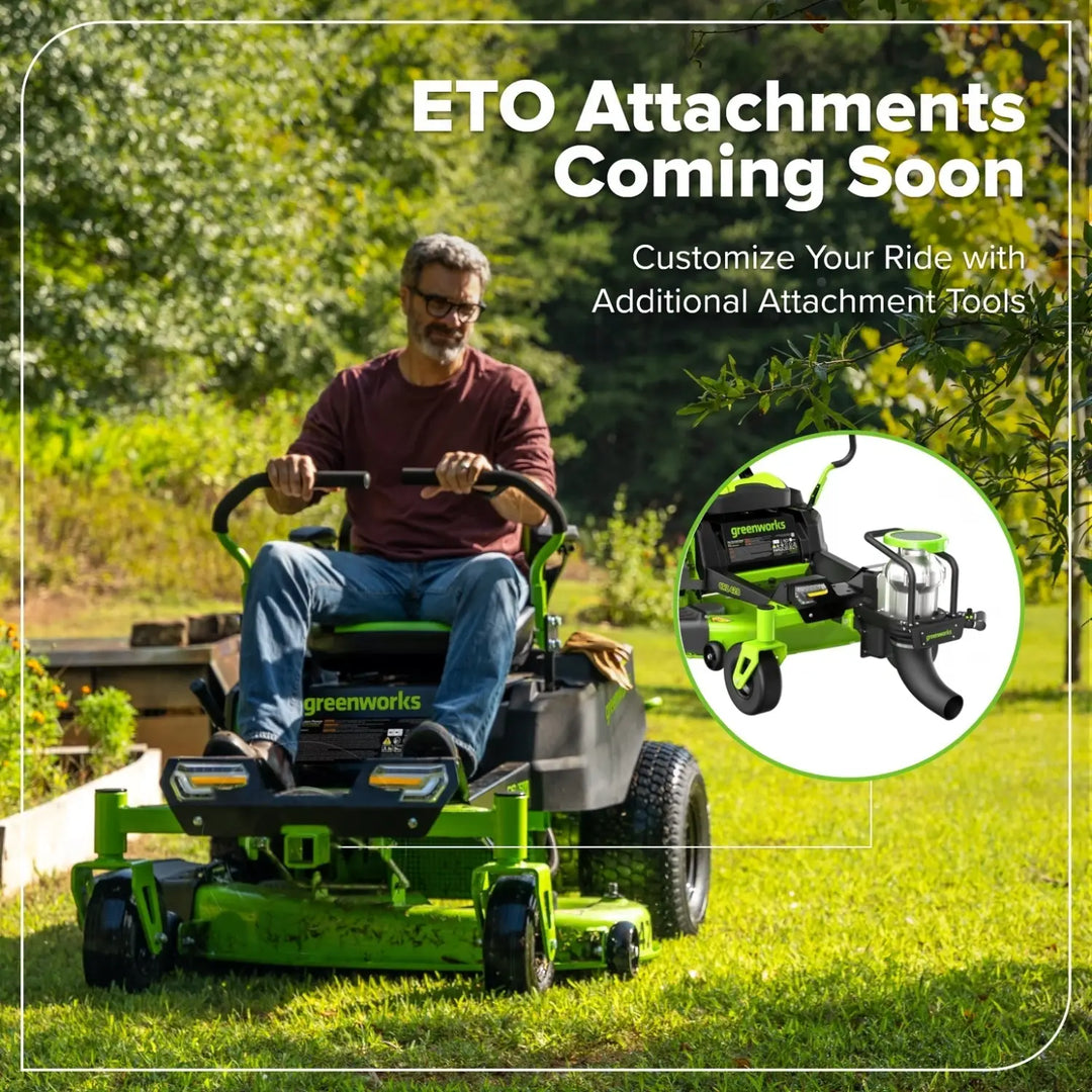 80V 42" Cordless Battery CrossoverZ Zero Turn Lawn Mower, (6) 6Ah Batteries and 600W Wall Charger, CRZ4282