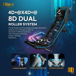 Load image into Gallery viewer, Kahuna Dios-1288 8D AI Dual Air Tech Touch Roller SL-Track Massage Chair