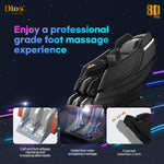 Load image into Gallery viewer, Kahuna Dios-1288 8D AI Dual Air Tech Touch Roller SL-Track Massage Chair