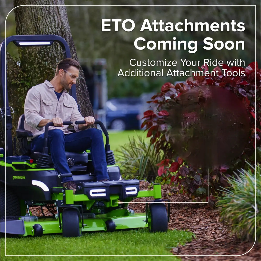 80V 54" MaximusZ Zero Turn Riding Mower: (2) 16.0 Ah and (4) 6.0 Ah Batteries and 1.5kW Charger, MZ5481