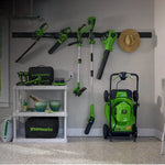 Load image into Gallery viewer, 48V (24V x 2) 21" Cordless Battery Self-Propelled Lawn Mower w/ Two (2) 5.0Ah USB Batteries &amp; Dual Port Charger, LM2112S