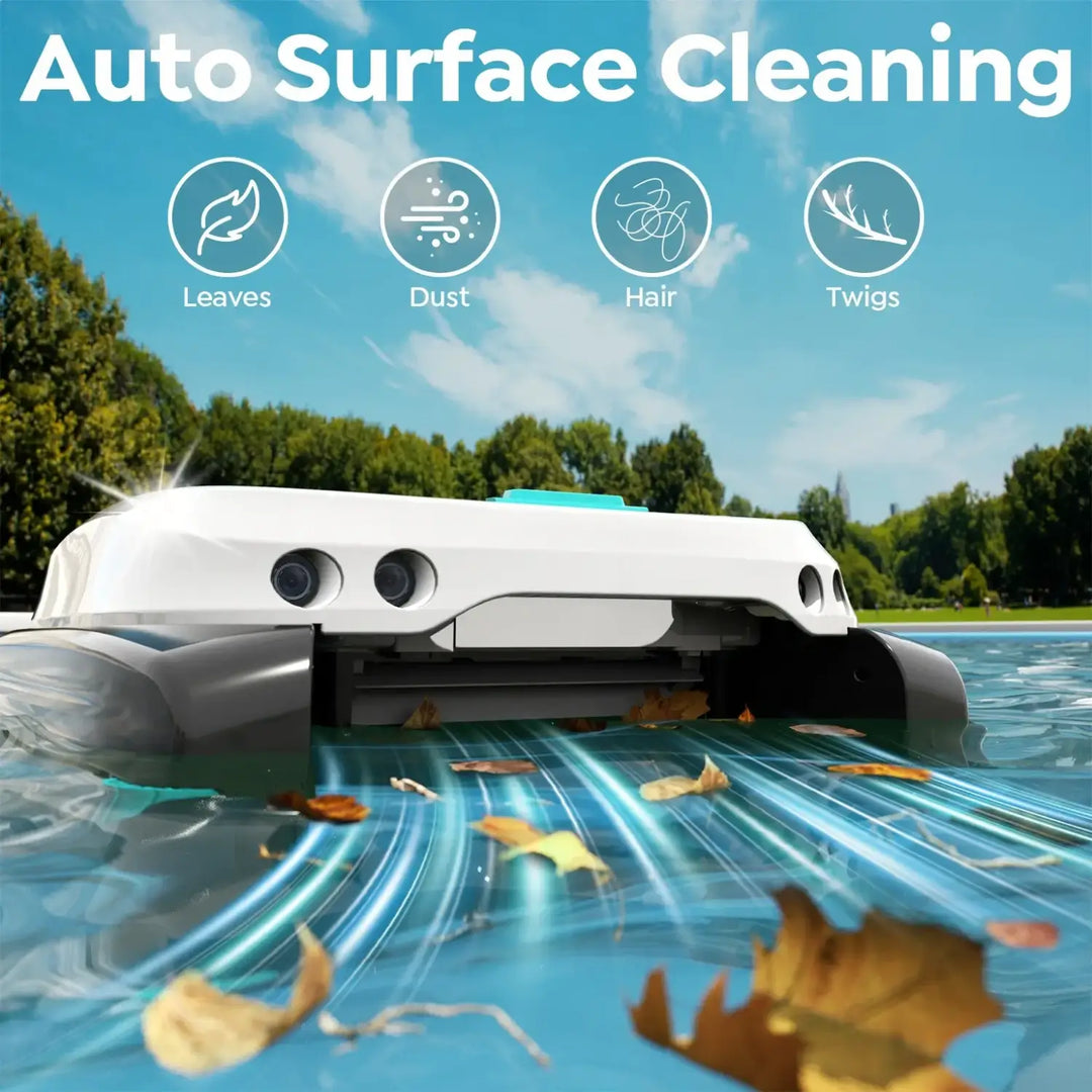 Talosbo Pleco SK01 Solar Powered Robotic Pool Skimmer Cleaner