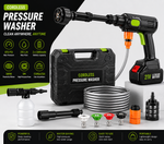 Load image into Gallery viewer, PoolLeader Cordless Car Washer – 6-in-1 Nozzle &amp; Foam Cannon