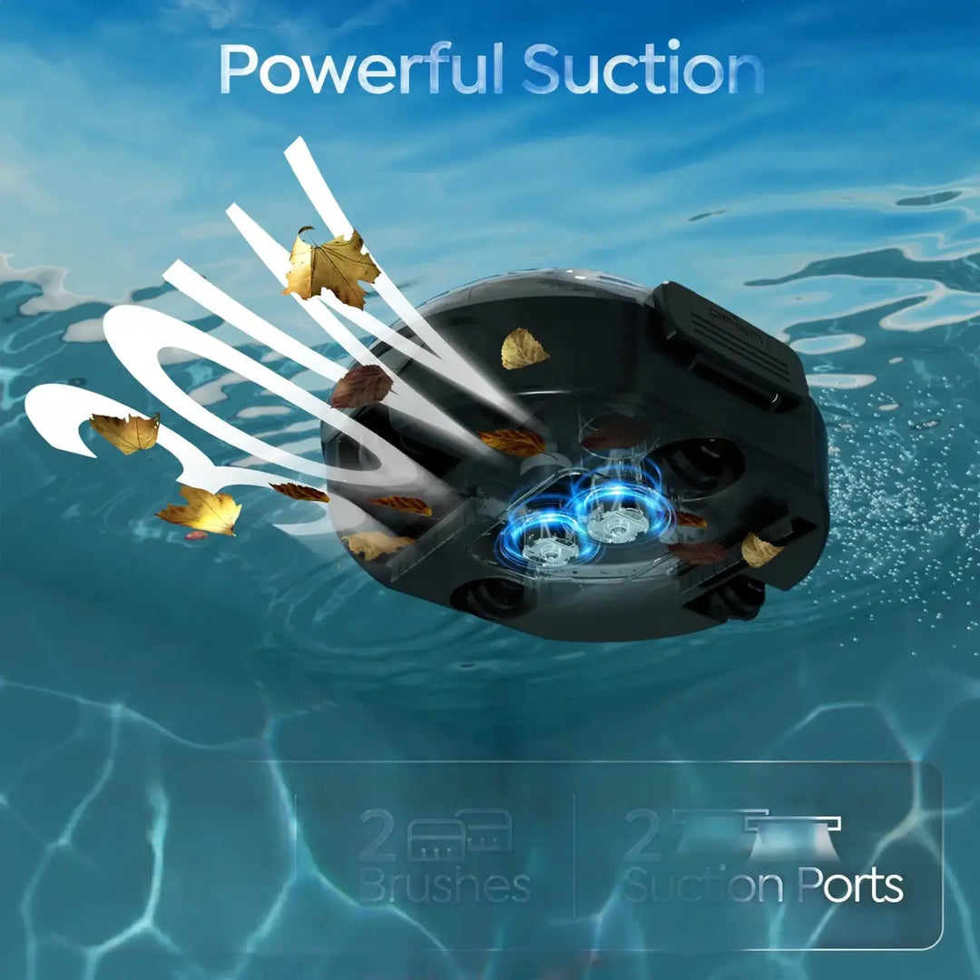 Talosbo S2 Cordless Robotic Pool Cleaner -Black