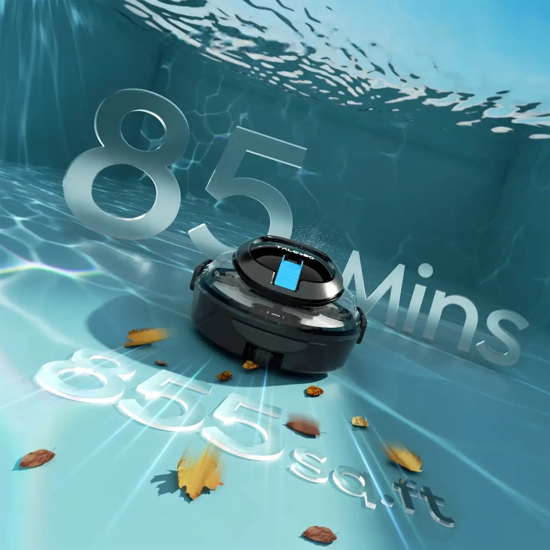 Talosbo S2 Cordless Robotic Pool Cleaner -Black