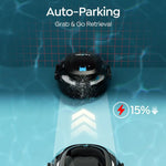 Load image into Gallery viewer, Talosbo S2 Cordless Robotic Pool Cleaner -Black