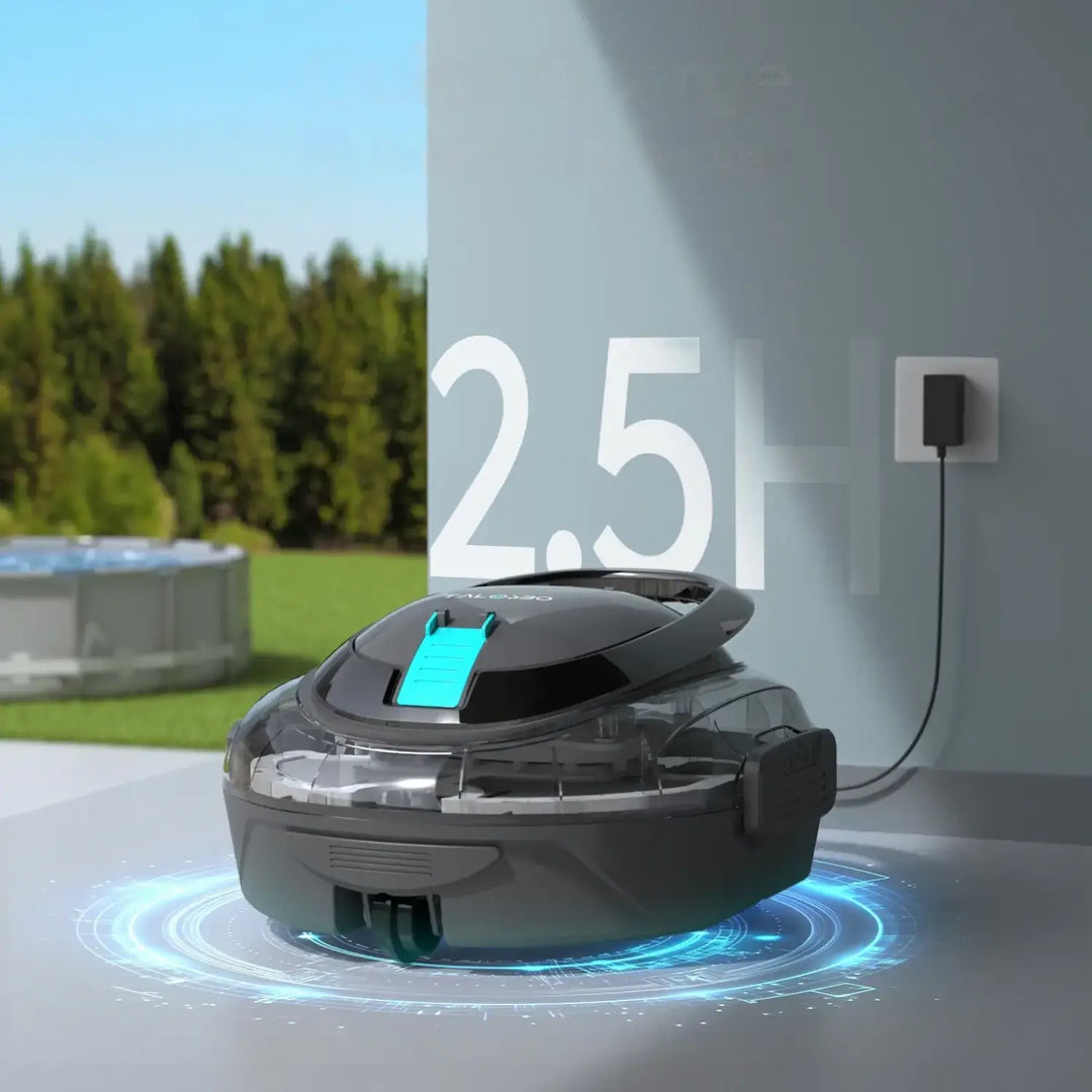Talosbo S2 Cordless Robotic Pool Cleaner -Black Gray