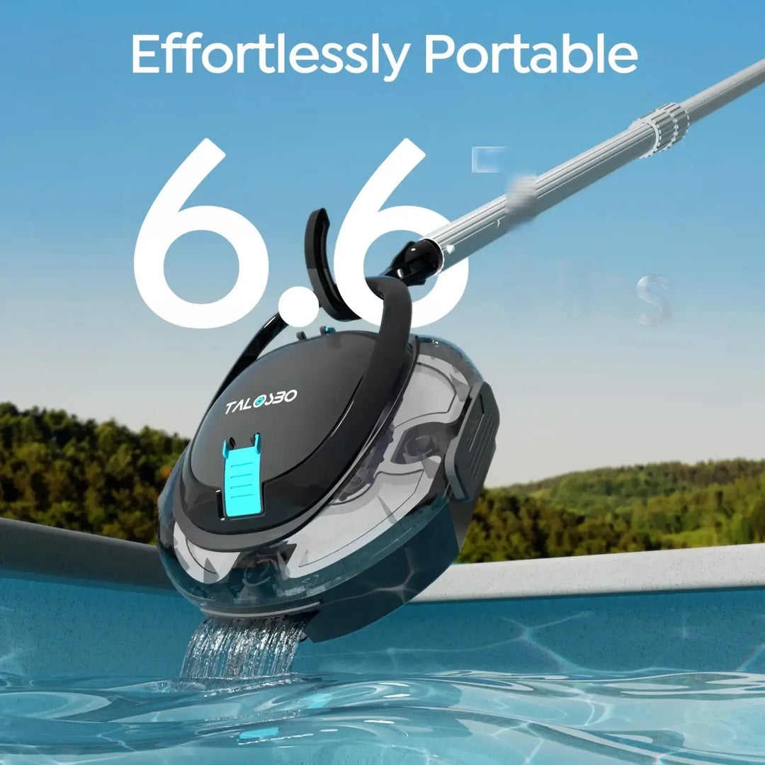 Talosbo S2 Cordless Robotic Pool Cleaner -Black Gray